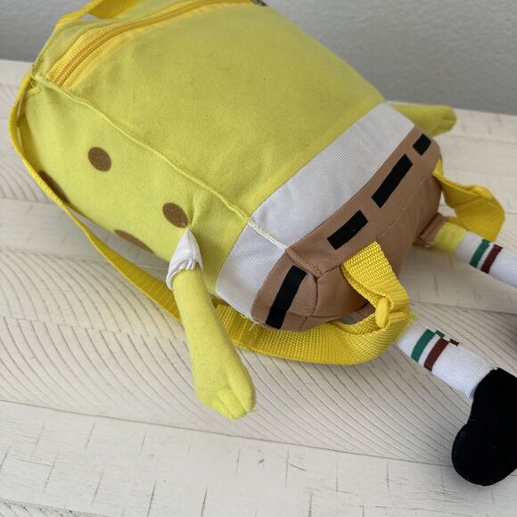 Nickelodeon Spongebob SquarePants Figure Stuffed Animal Plush Backpack 2012 - Picture 9 of 14